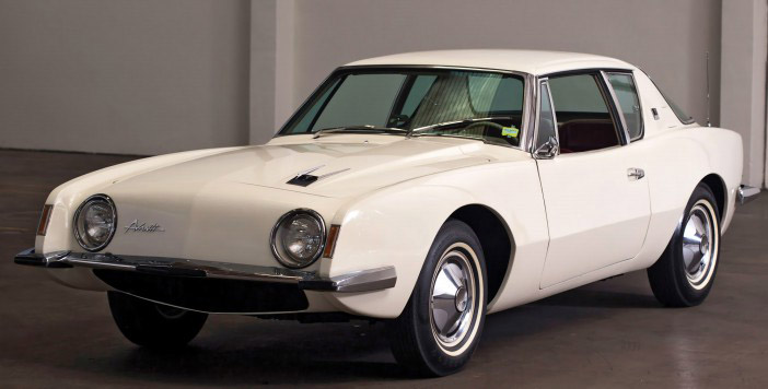 1963 Studebaker Avanti white front