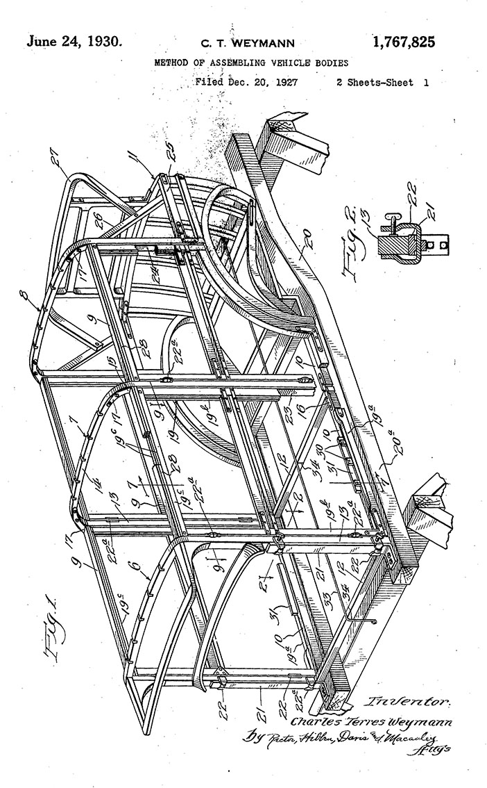 Weymann US patent 1